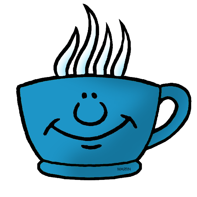 Free Mini Images Arts Clip Art by Phillip Martin, Blue Coffee Cup