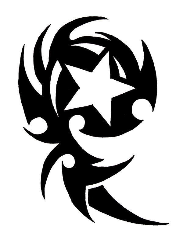 Tribal Star Drawings Images & Pictures - Becuo