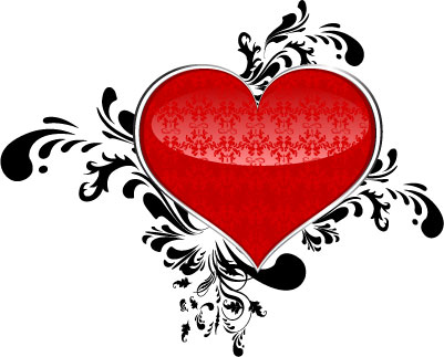 Free Abstract Valentine Heart vector Graphics | Free Vector Graphics