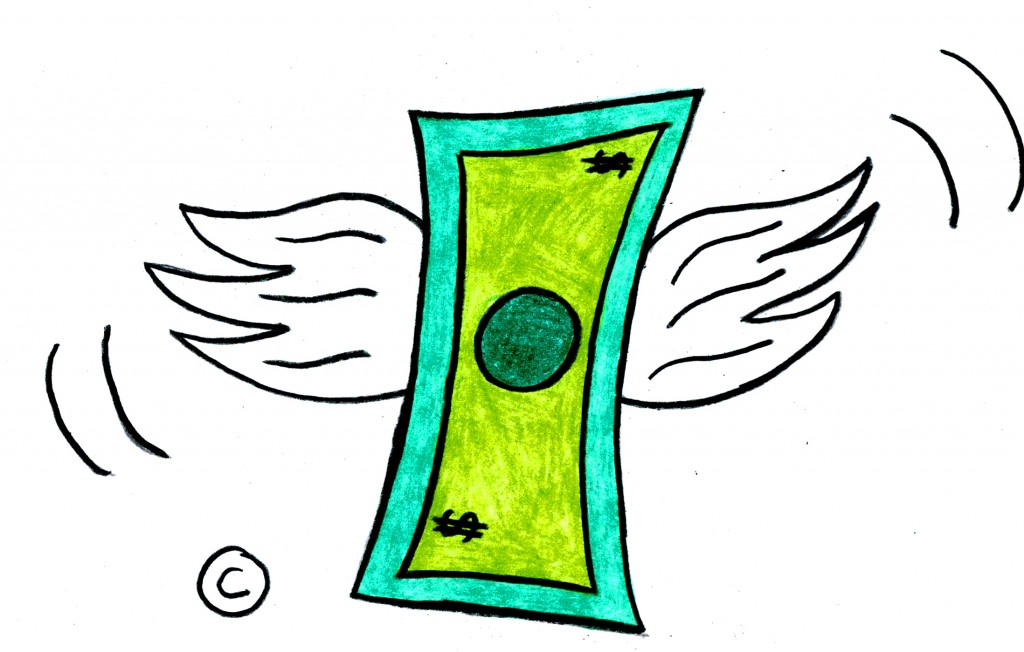 clipart money flying away - photo #42