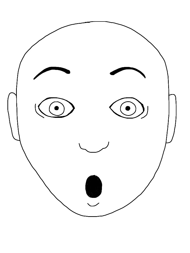 Picture Of Shocked Face - Cliparts.co