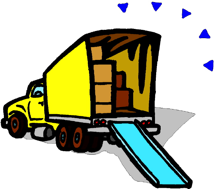 Pix For > Were Moving Truck Clipart