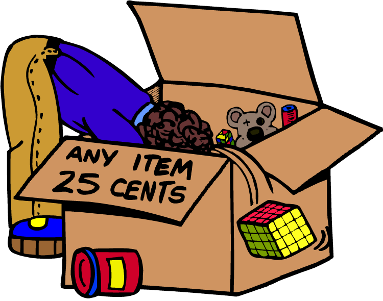 Pix For > Yard Sale Items Clipart