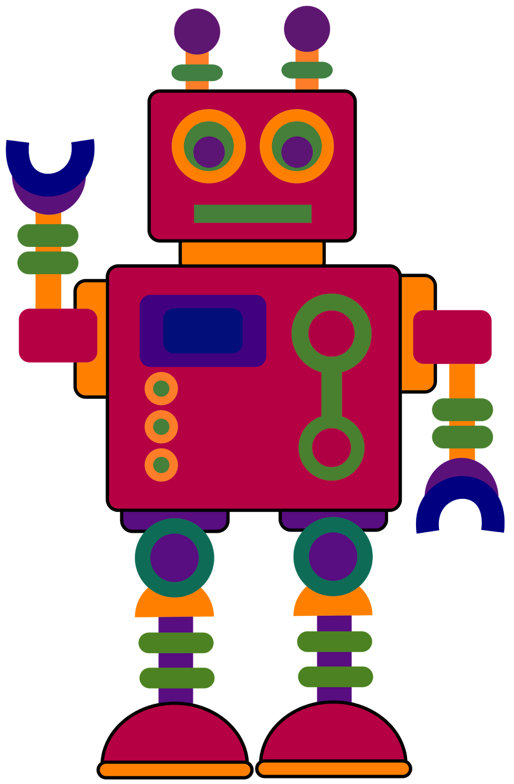 robot toy clipart - photo #13