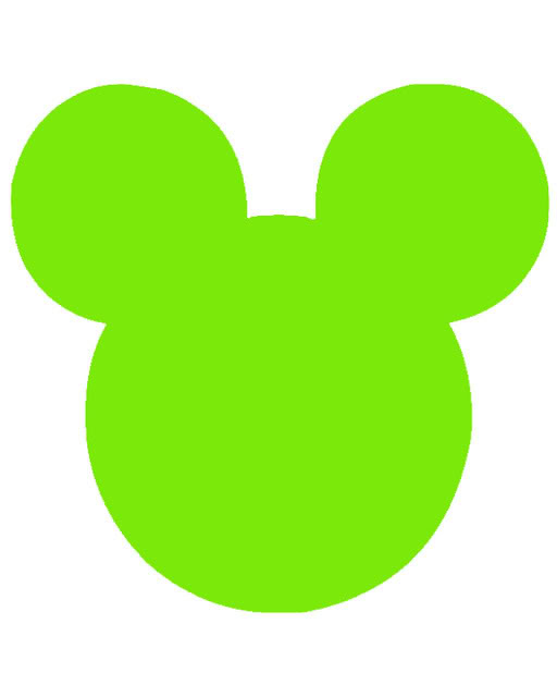 Pix For > Mickey Mouse Head Outline Printable