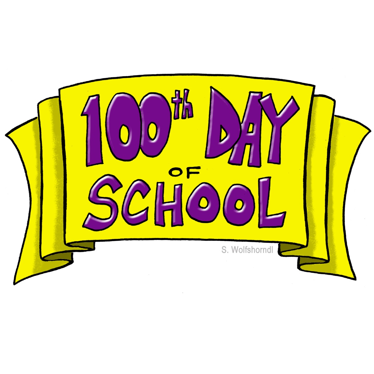100 Day Clipart - Free Clip Art Images