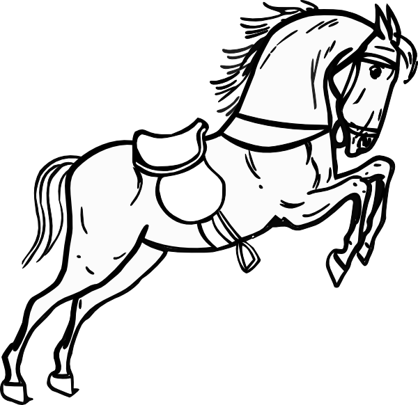 Horse clip art - vector clip art online, royalty free & public domain