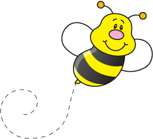 flying bee clip art free - photo #5