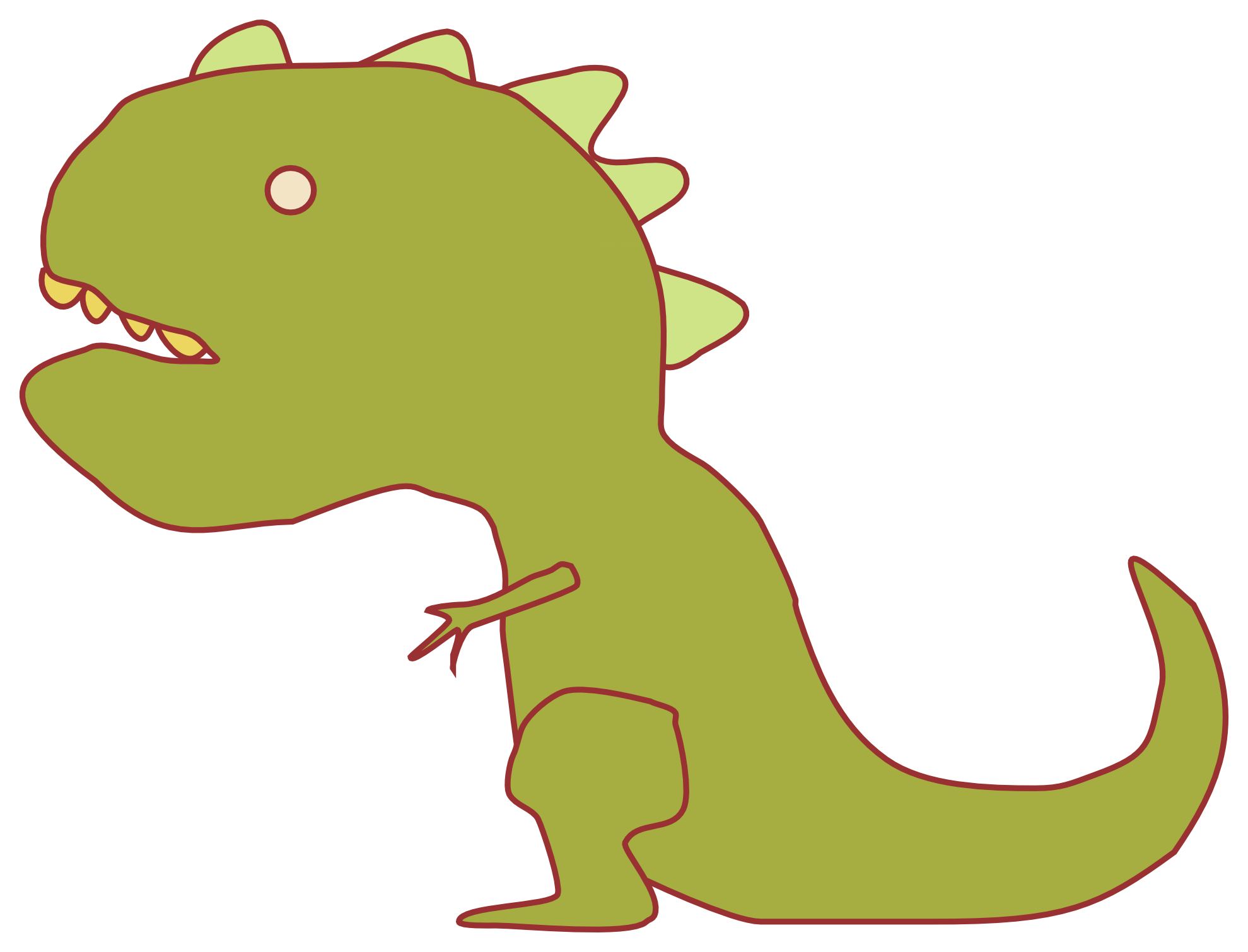 Clip Art: dino dinosaur dinosaurio dragon art ... - ClipArt Best ...