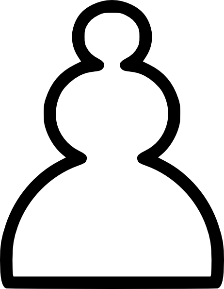 Chess White Pawn Piece clip art - vector clip art online, royalty ...