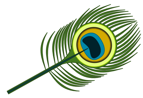 awesome peacock feather tutorial | inkscape tutorials blog