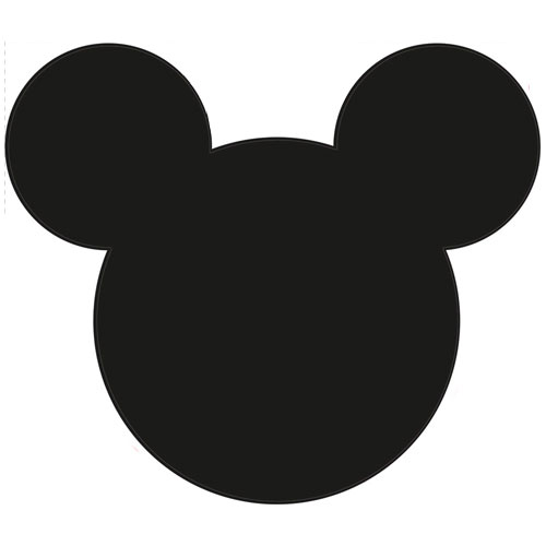 14pc Mickey Mouse Silhouette Chalkboard Wall Sticker Set Disney ...