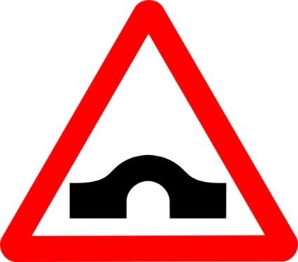 Bridge Road Sign clip art - Download free Other vectors