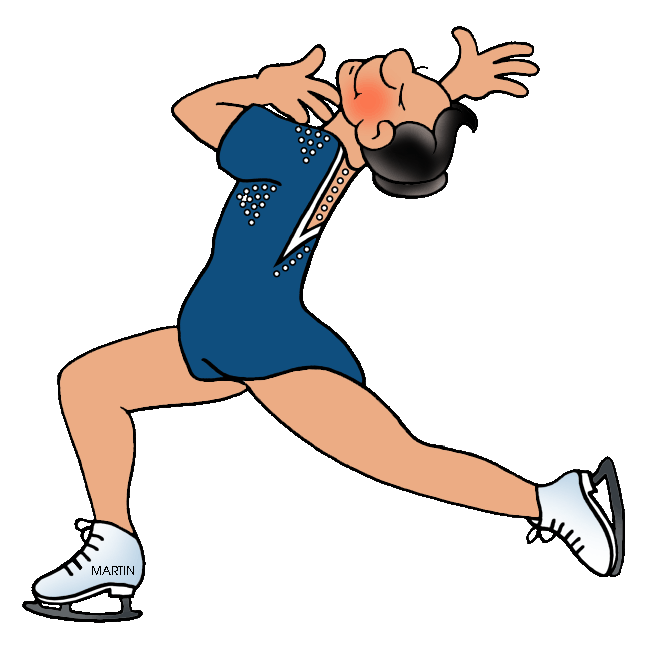Skating - Roller & Ice, Free Clipart for Kids and Teachers