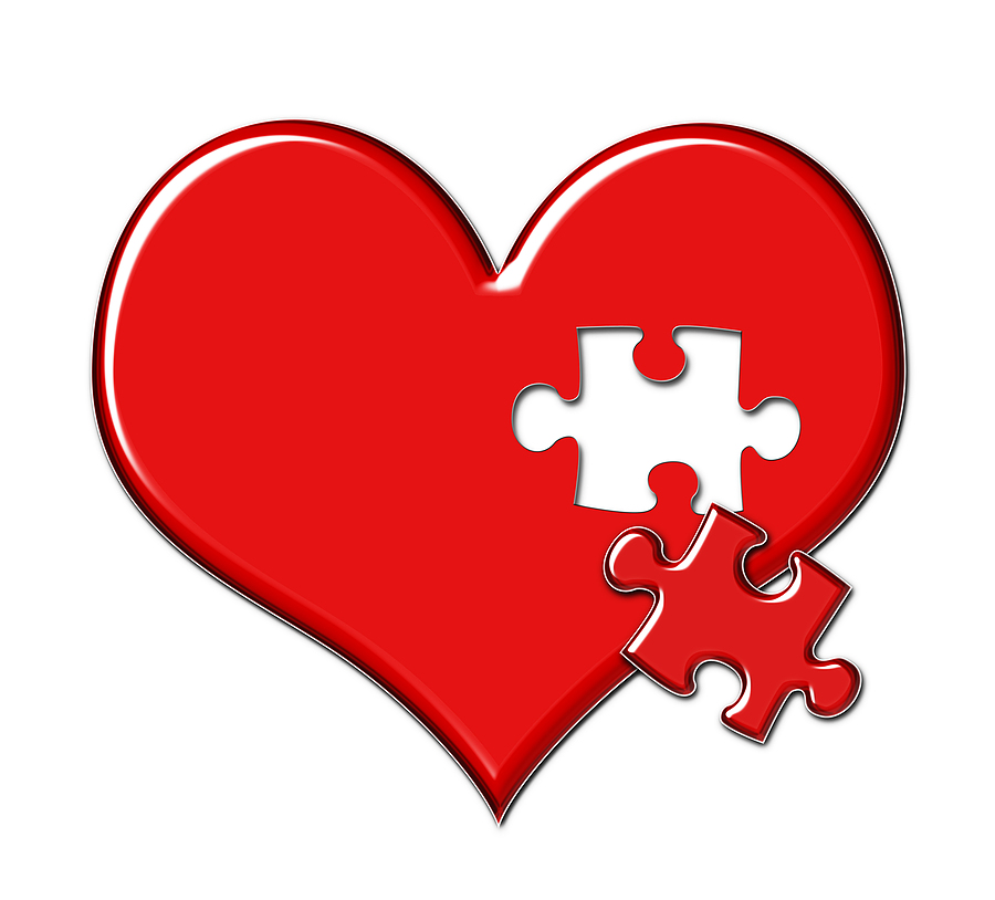 heart puzzle clipart - photo #2