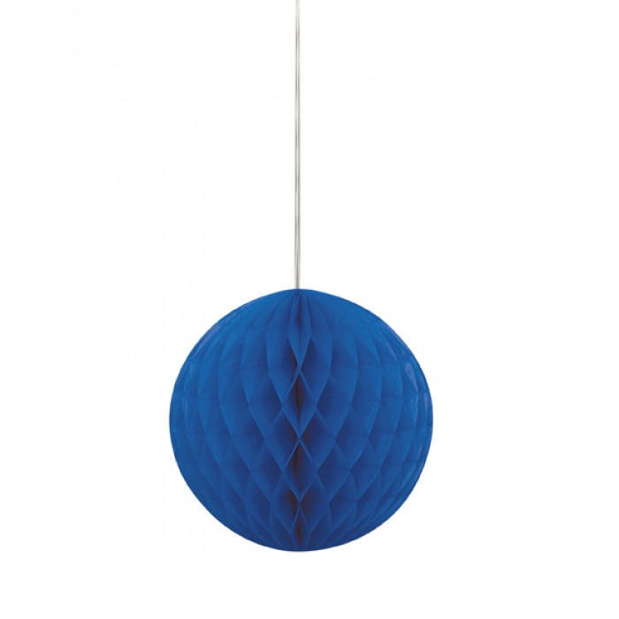 Royal Blue 8" Honeycomb Tissue Ball - Tissue Paper Balls - Party ...