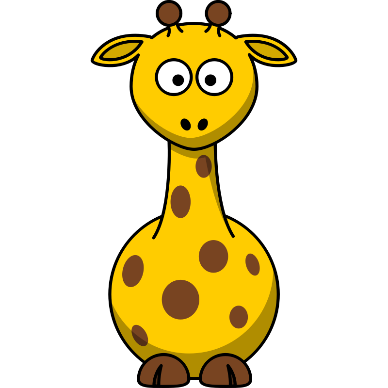How To Make Page 6: Clipart – Cartoon giraffe. Little Miss ...