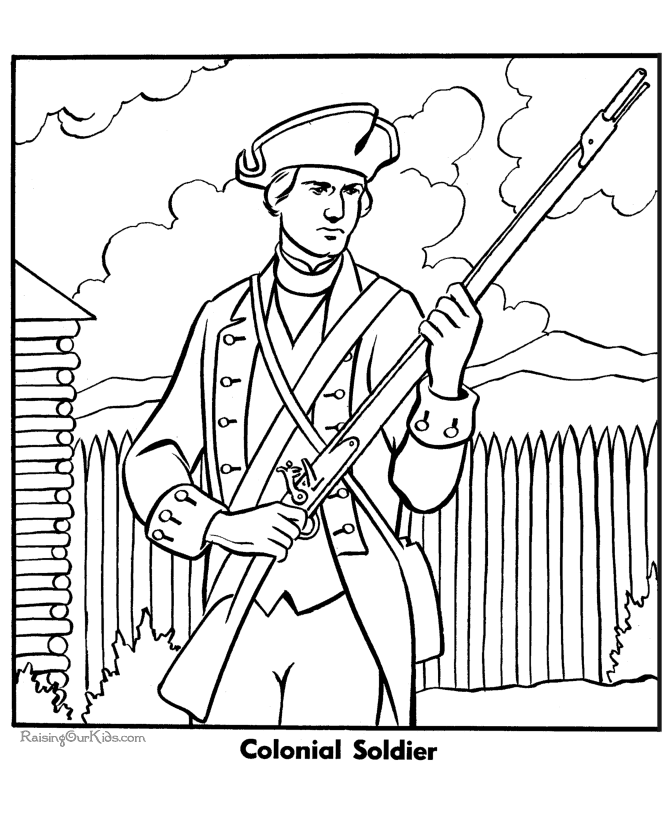 Free Coloring Pages For Army