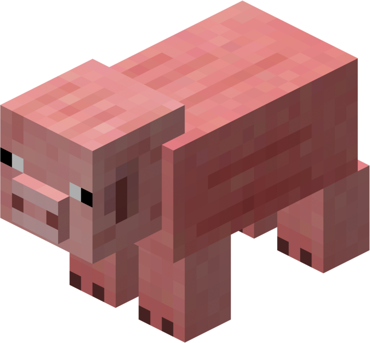Minecraft Pig Side View Images & Pictures - Becuo