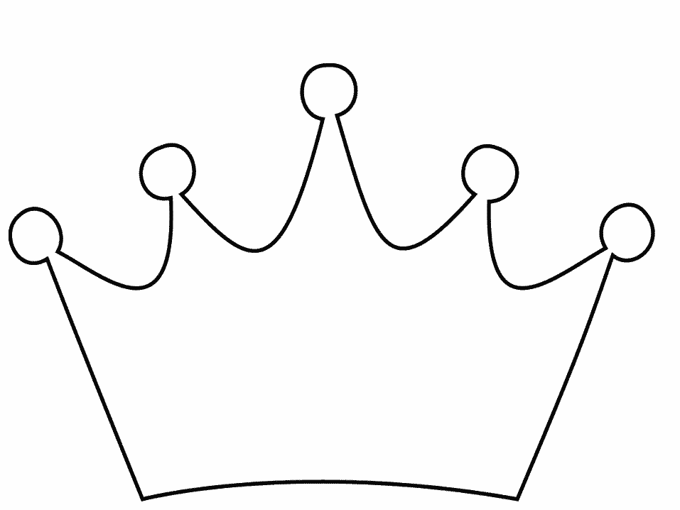 clip art crown outline - photo #2