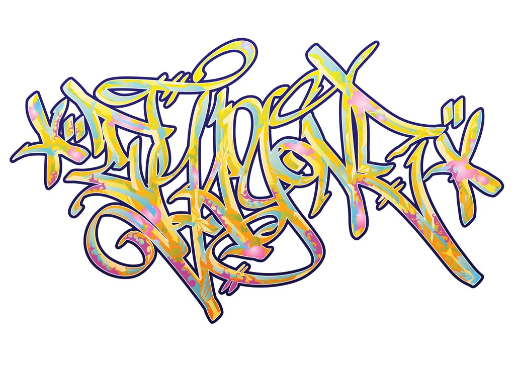 graffiti letters tag