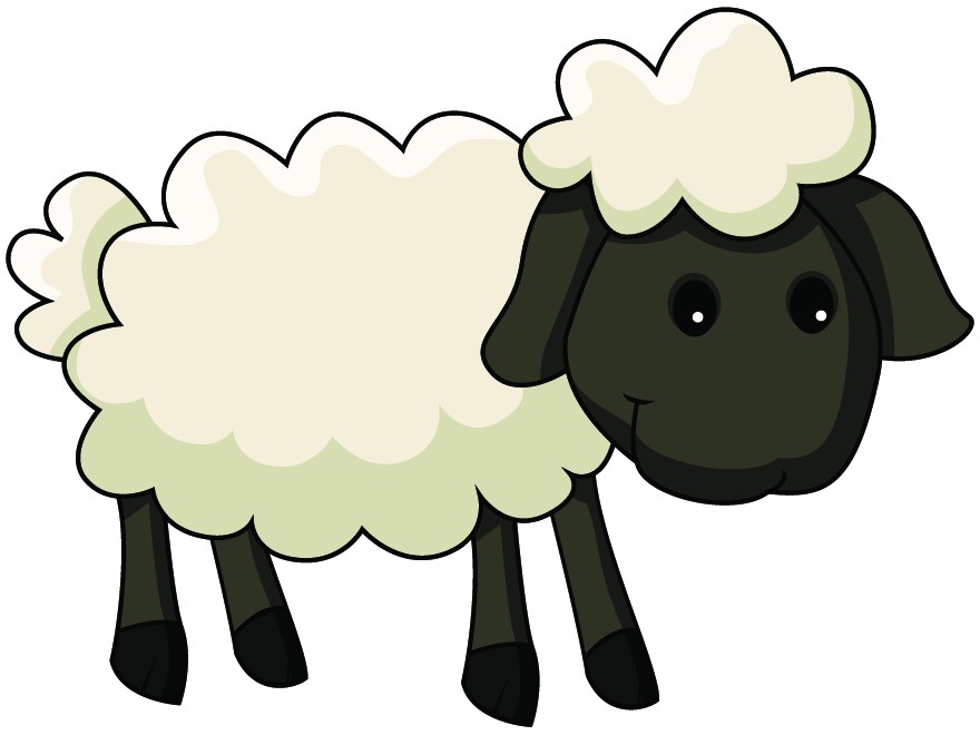 Cartoon Black Sheep - Cliparts.co