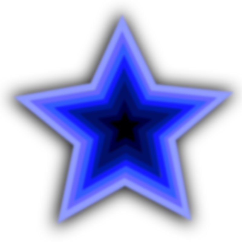 Clipart - Stars (simple) 1