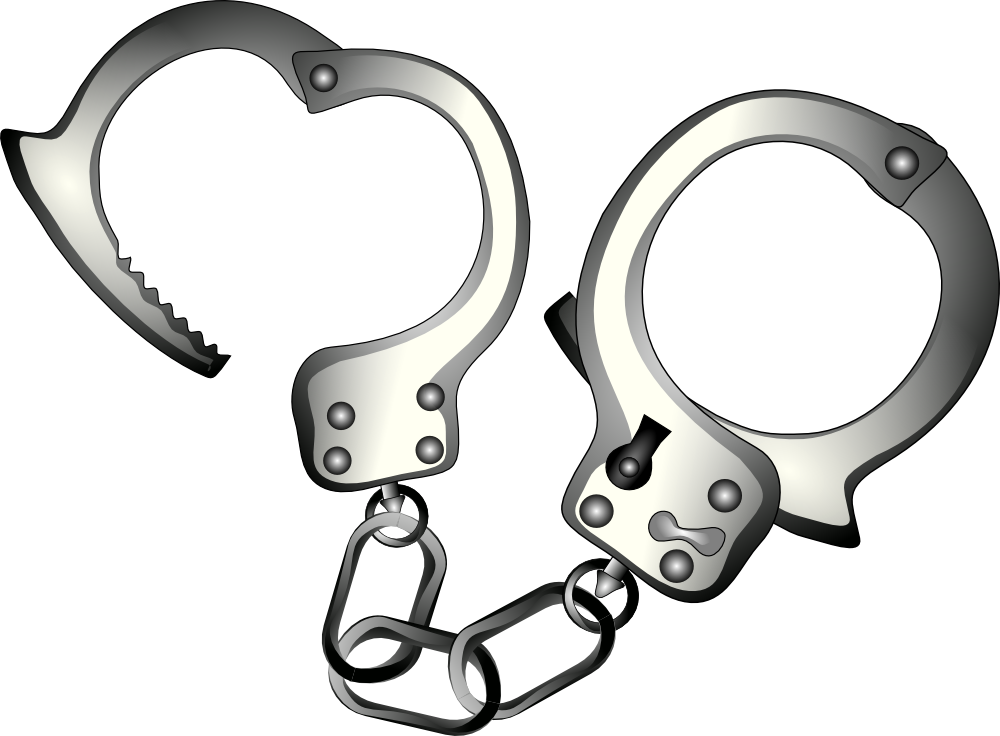 OnlineLabels Clip Art - Handcuffs