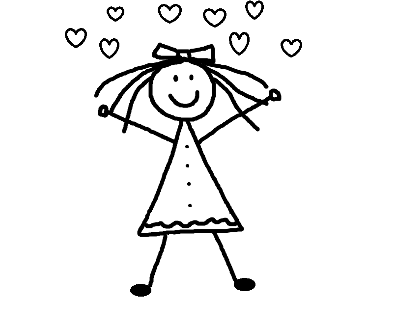 stick boy and girl clipart - photo #9