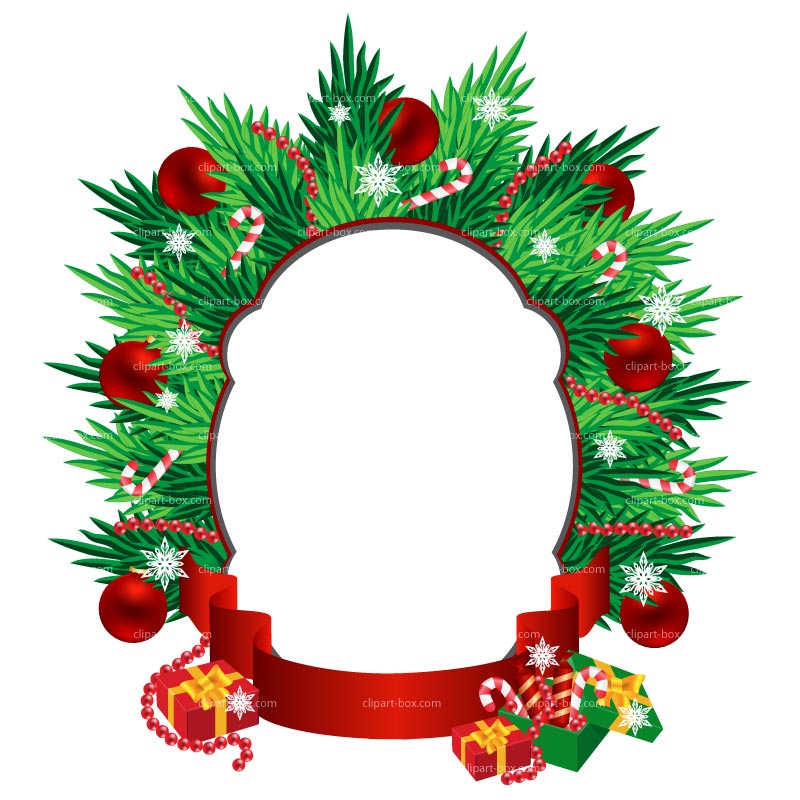 Christmas Picture Frame Clip Art