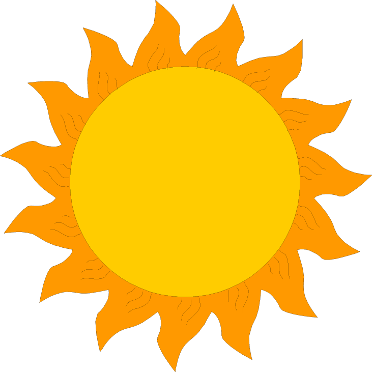 Hot Sun Clipart