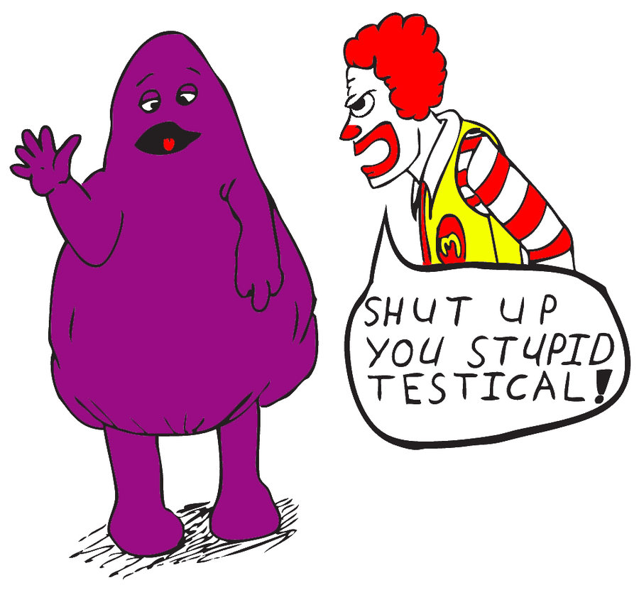 Grimace Is A Scrotum by Snoitpo on deviantART