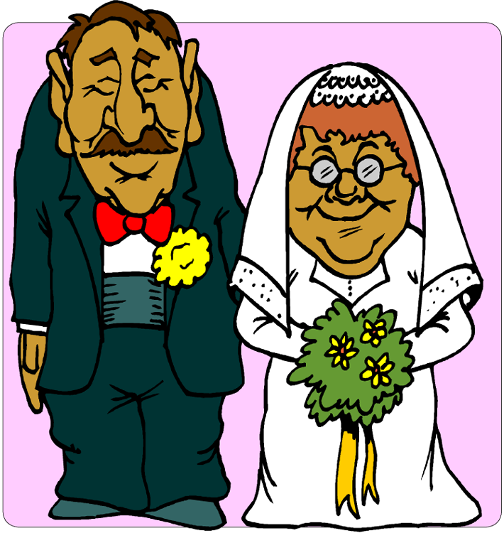 clipart cartoon wedding - photo #47