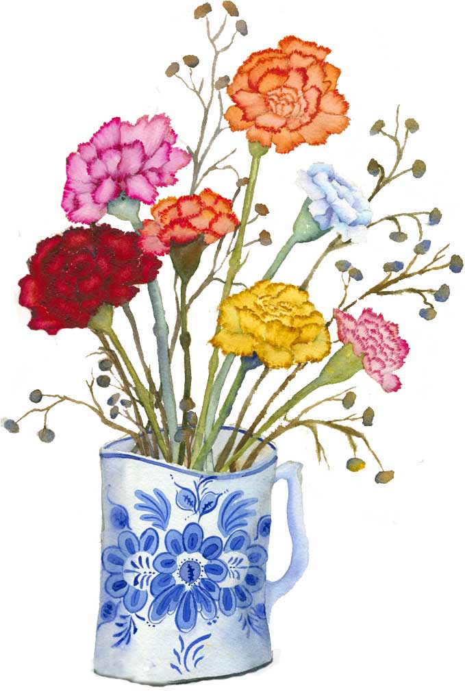 clip art carnation flower - photo #20