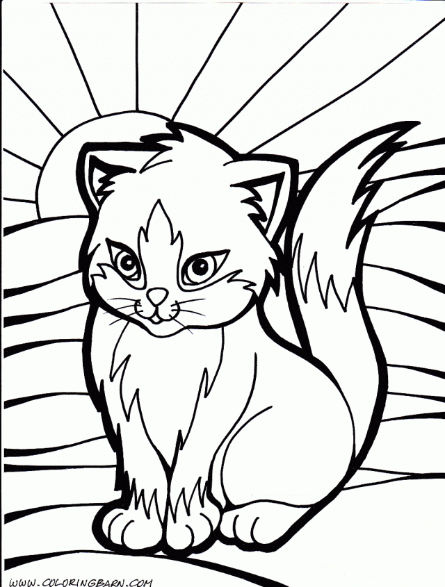 Cats Coloring Pages Cats Coloring Pages To Print Scary Cats 172236 ...