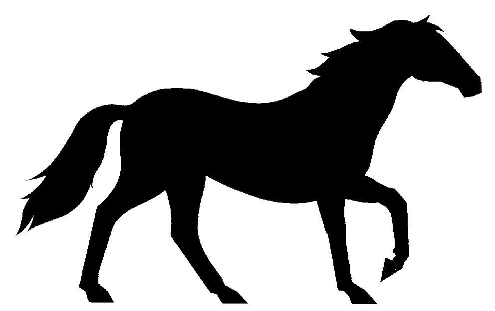 clip art horse silhouette free - photo #20