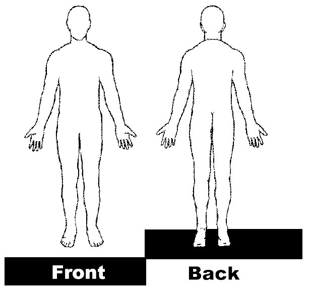 Outline of a Person Worksheet images