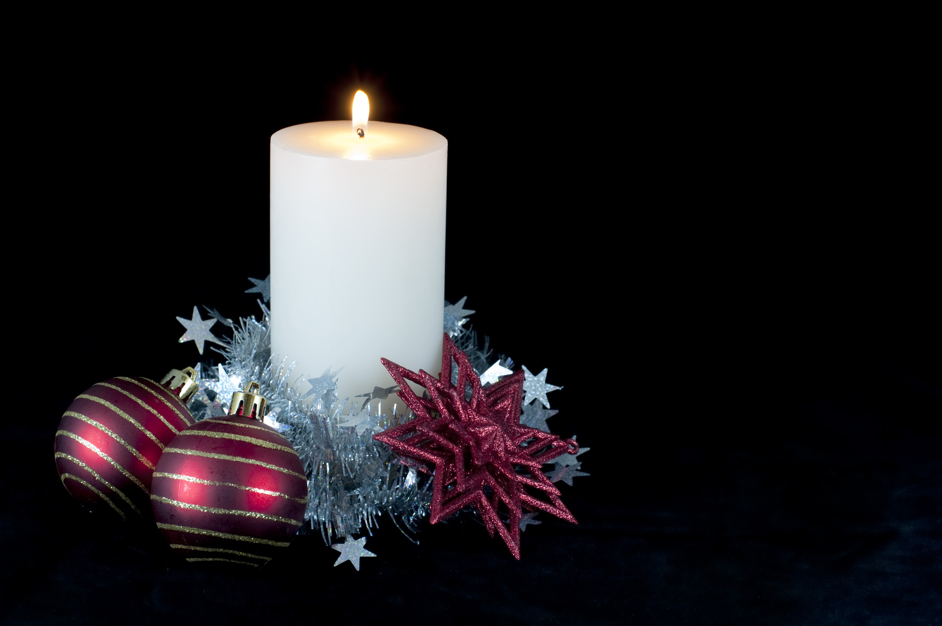 christmas candle-2713 | Stockarch