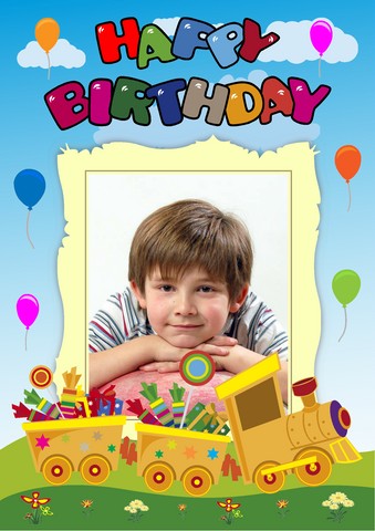Birthday 1 poster template, How to make a Birthday 1 poster...
