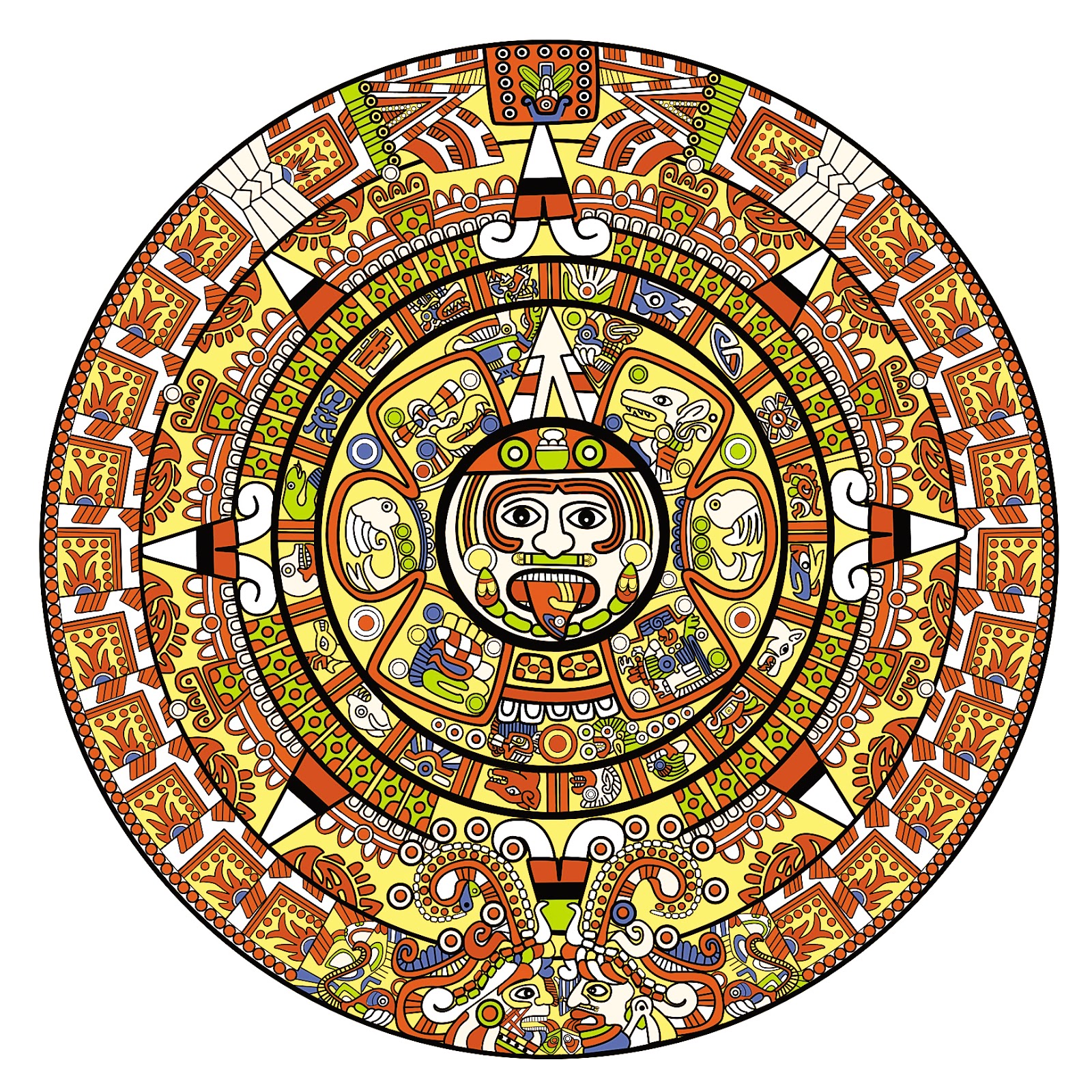 Images For > Mayan Calendar Clip Art