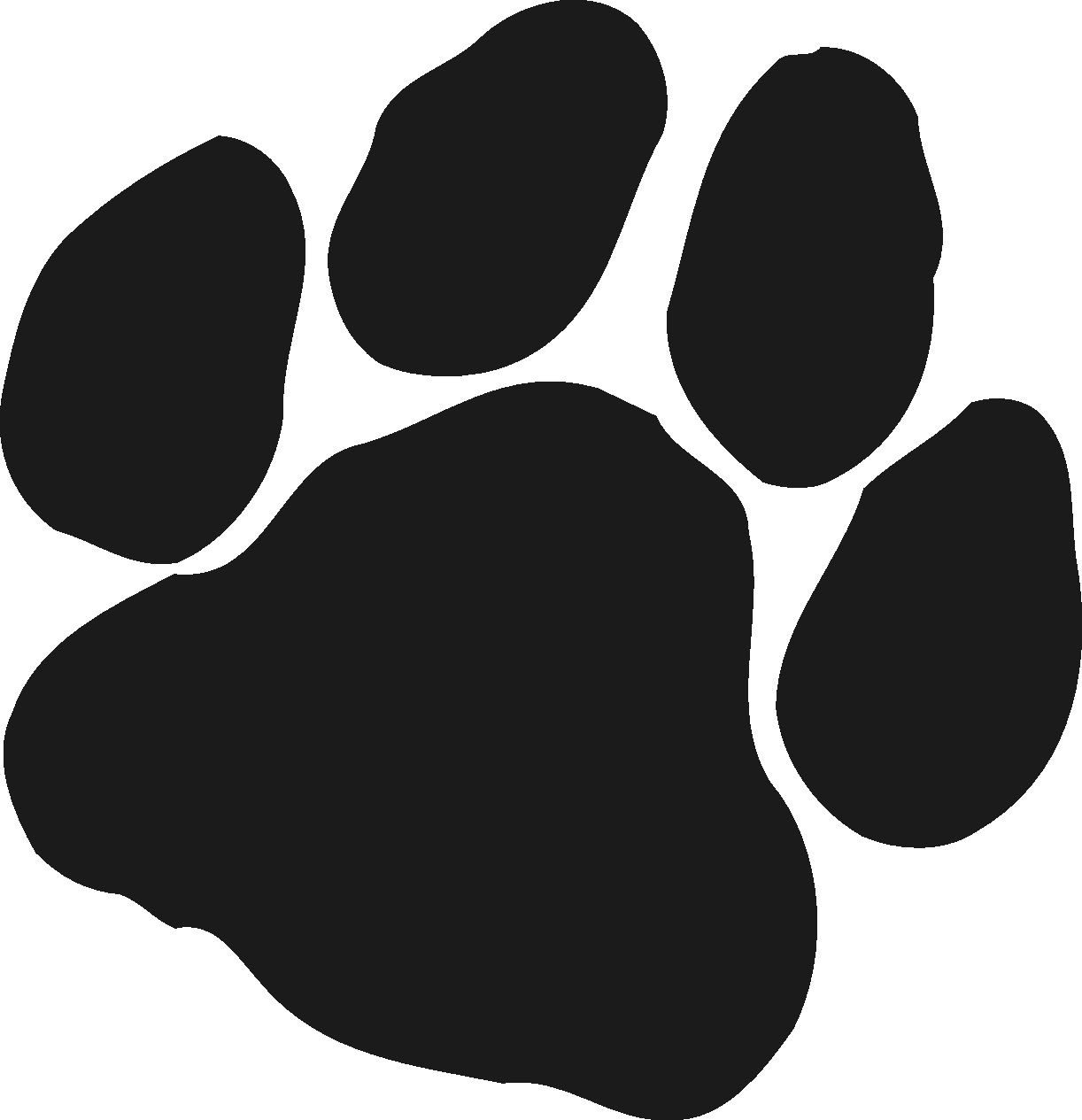 Wildcat Paw Logo - ClipArt Best