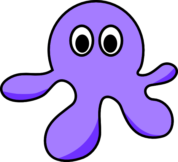 Cartoon Octopus Clip Art at Clker.com - vector clip art online ...