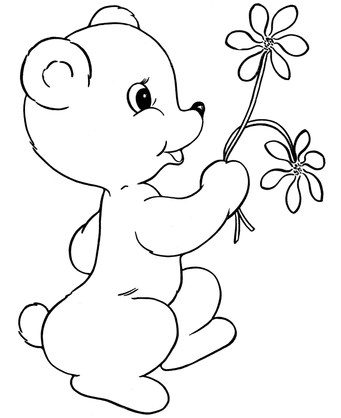 Cartoon Teddy Bear Pictures - AZ Coloring Pages
