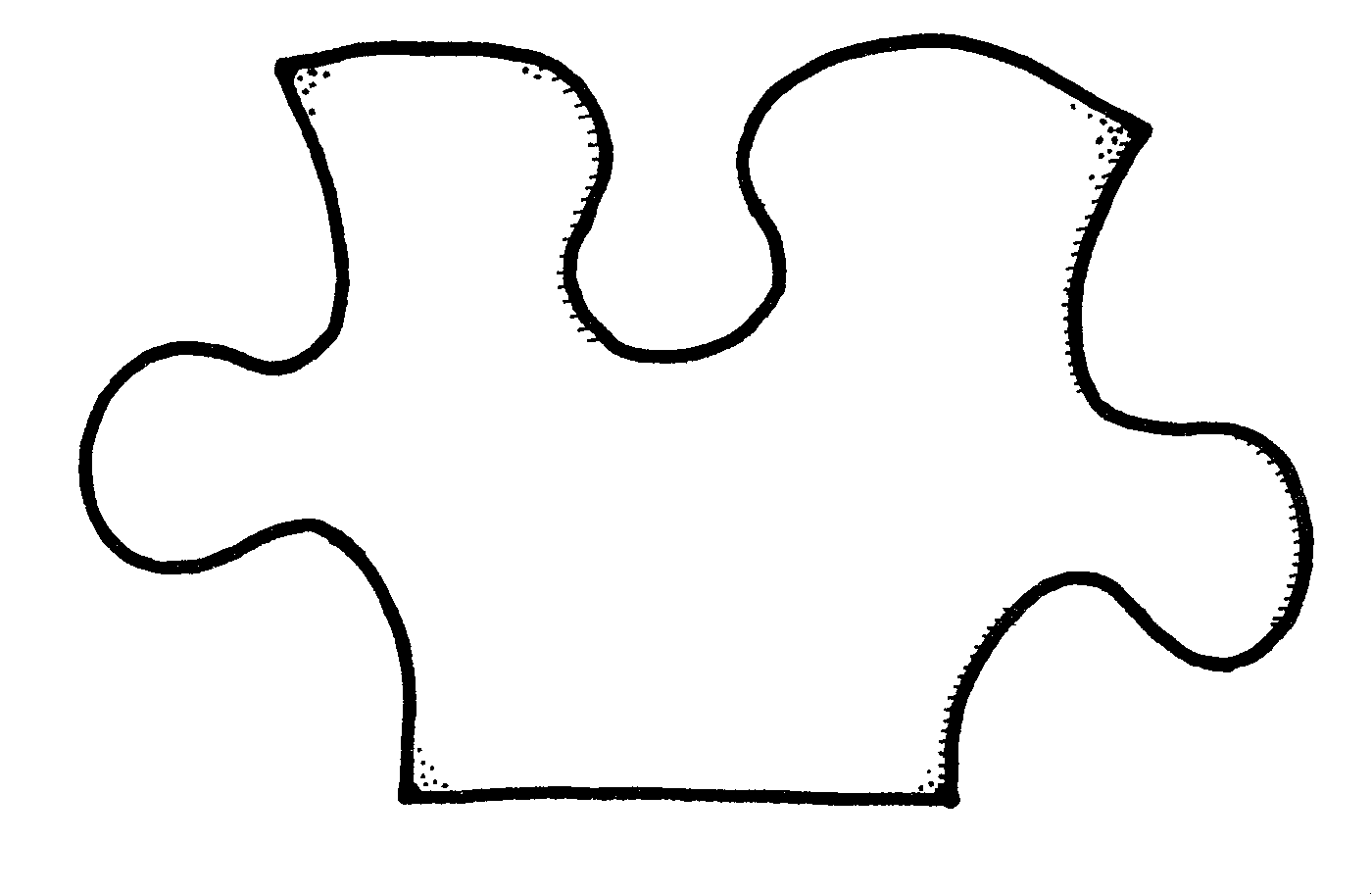 Large Puzzle Piece Template Cliparts.co