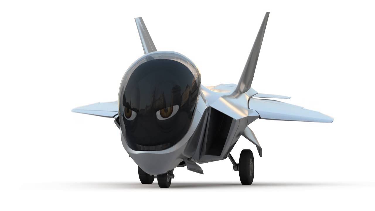 Animated Jet Cartoon - YouTube