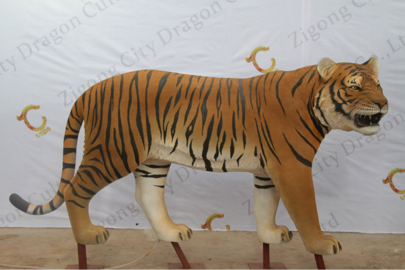 Simulation Animated Animal Tiger For Park Or Outdoor - Buy Animal ...