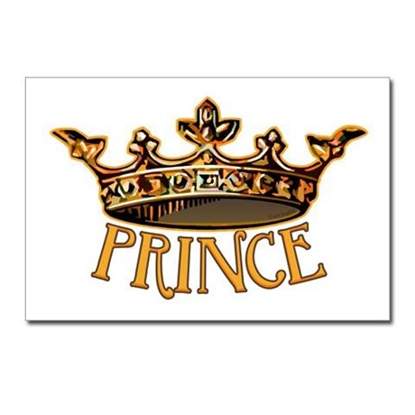 PRINCE Crown Postcards (Package of 8) by artegrity