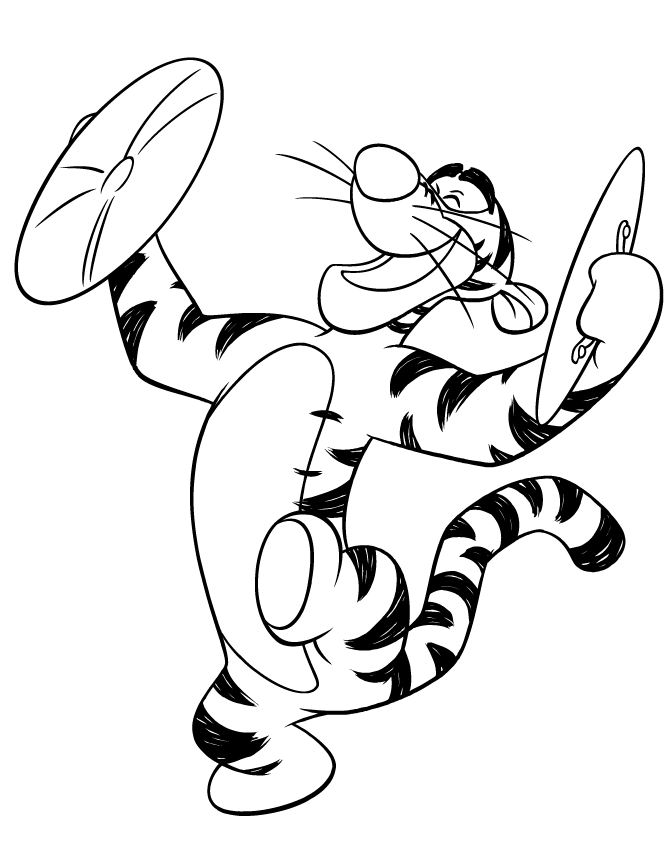 Free Printable Tigger Coloring Pages | H & M Coloring Pages | Page 5