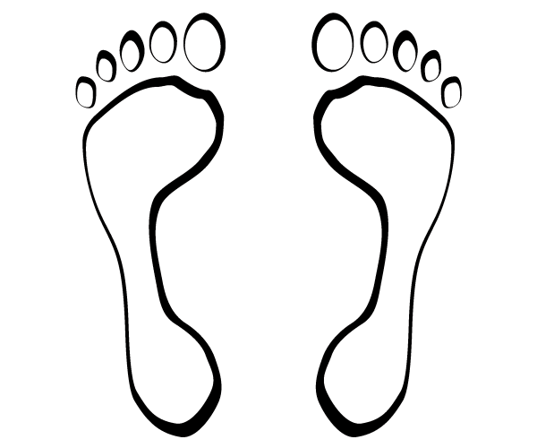 Footsteps Vector Clip Art | Download Free Vector Graphics