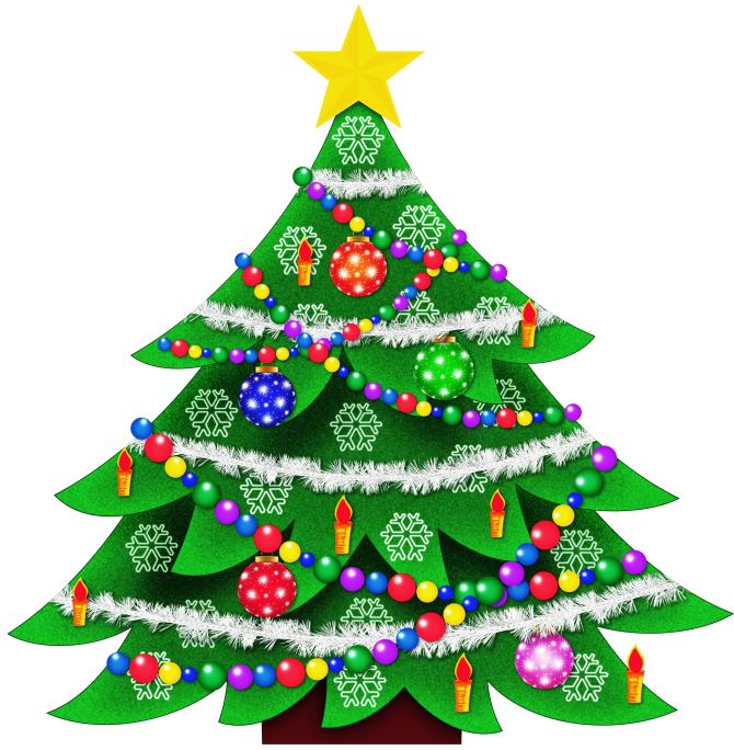 Transparent Christmas Tree Clipart Picture